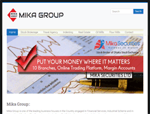 Tablet Screenshot of mikagroupbd.com